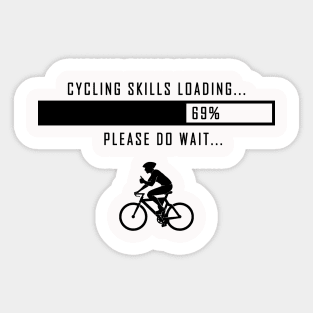 Cycling Skills Loading / cycling Sticker